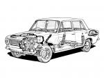 Fiat 124 1966 года (UK)